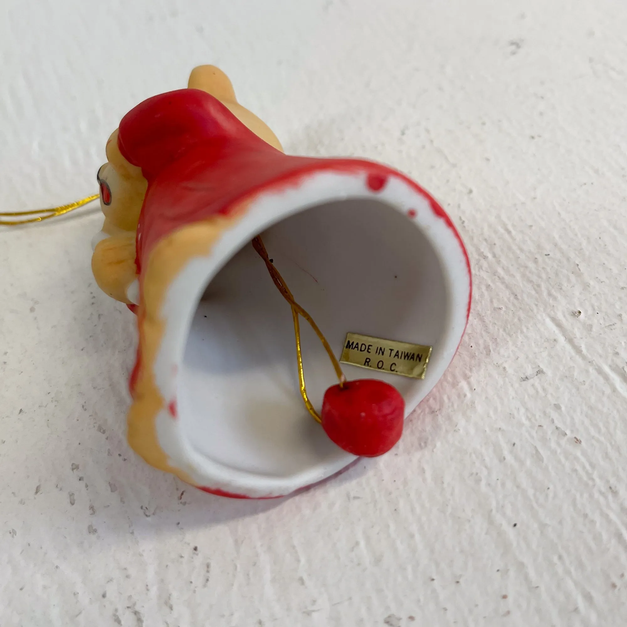 Sleepy Bear Bell Ornament - Giftco