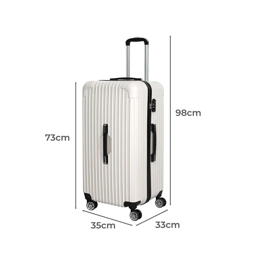 Slimbridge 28" Trunk Luggage Travel White 28 inch