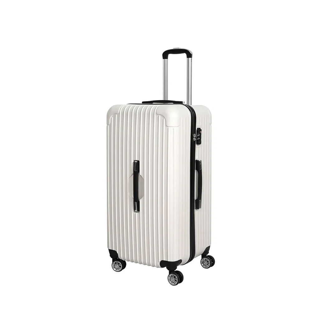 Slimbridge 28" Trunk Luggage Travel White 28 inch