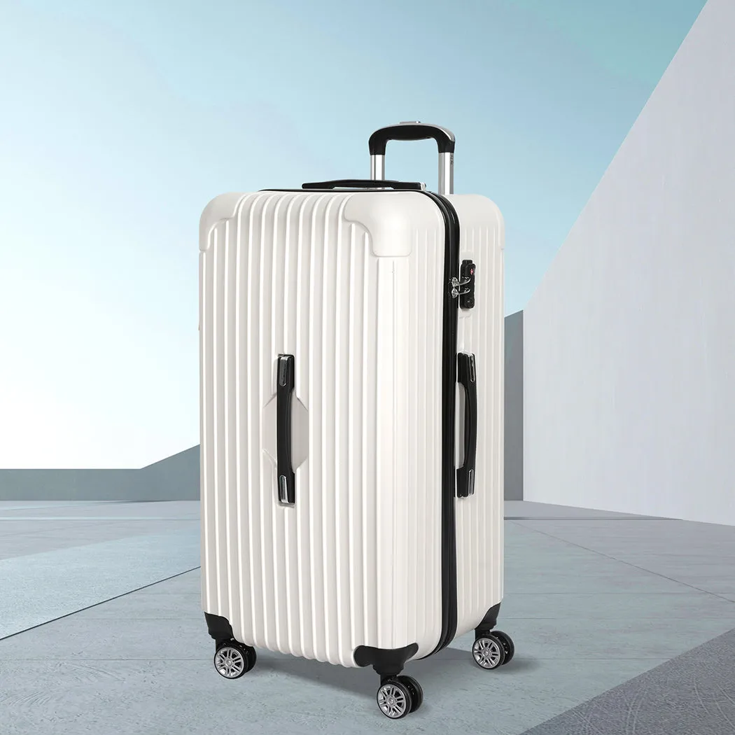 Slimbridge 28" Trunk Luggage Travel White 28 inch