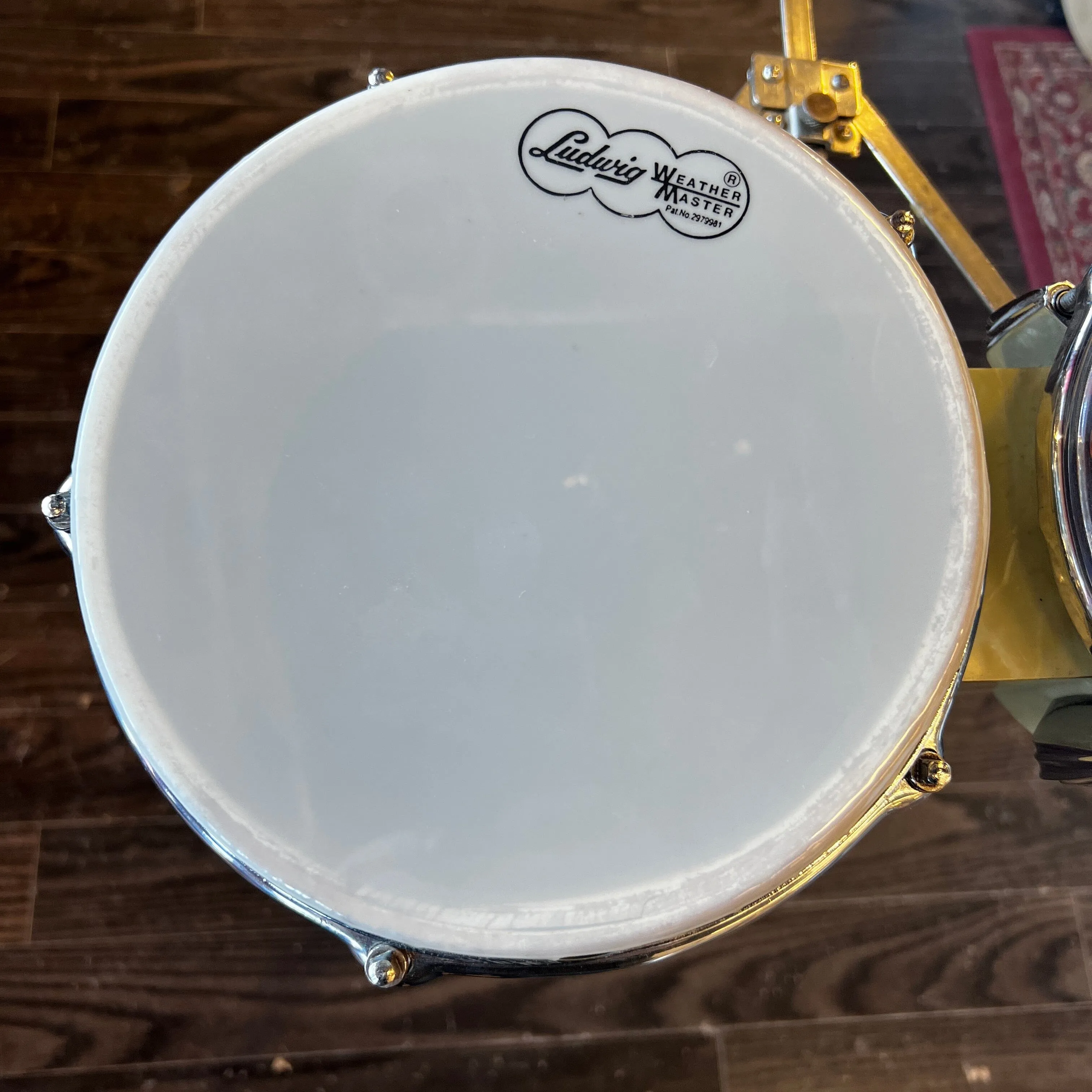 Slingerland Radio King Bongos 1940s in White Pearl