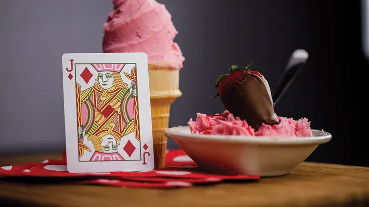 Snackers Strawberry Playing Cards USPCC