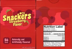 Snackers Strawberry Playing Cards USPCC