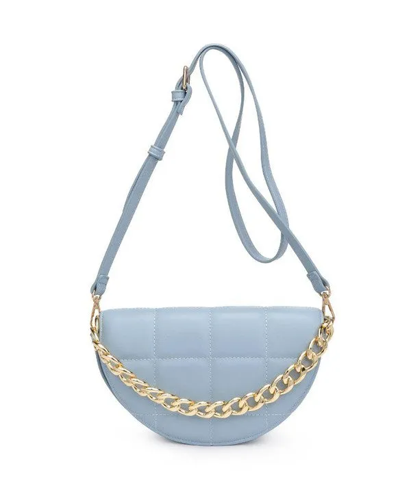Soft Crescent Crossbody Bag