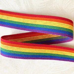 Stiff Chainstitch Rainbow Trim - Vintage