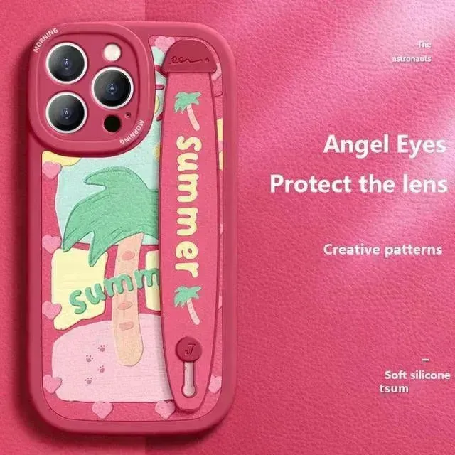 Summer Deluxe Wrist Band Bracket Case (For iPhone)