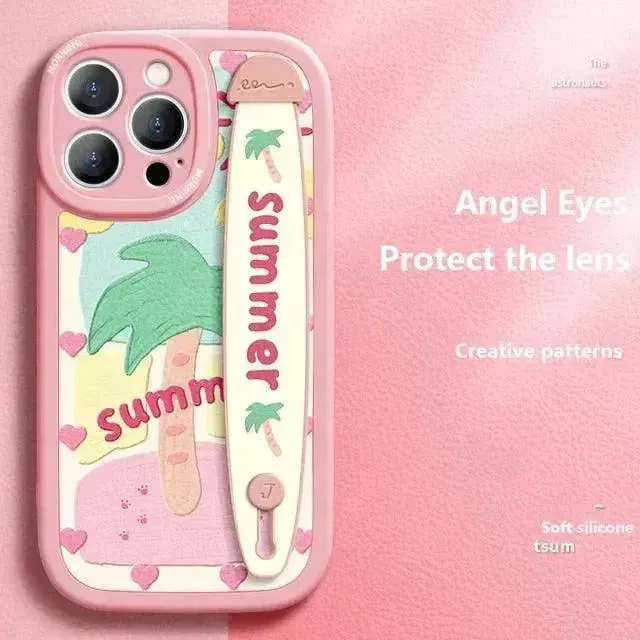 Summer Deluxe Wrist Band Bracket Case (For iPhone)