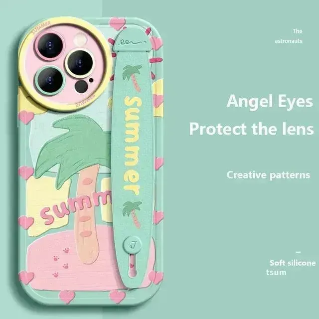 Summer Deluxe Wrist Band Bracket Case (For iPhone)