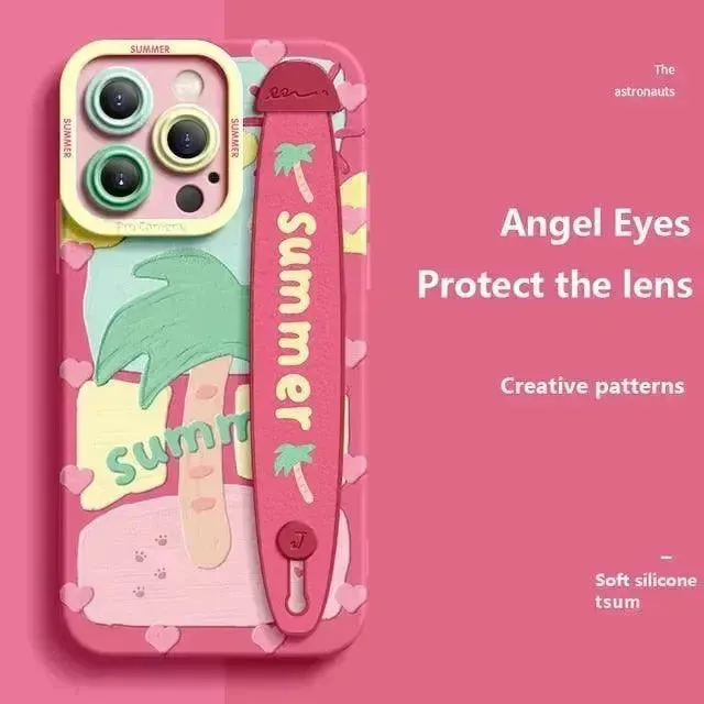 Summer Deluxe Wrist Band Bracket Case (For iPhone)