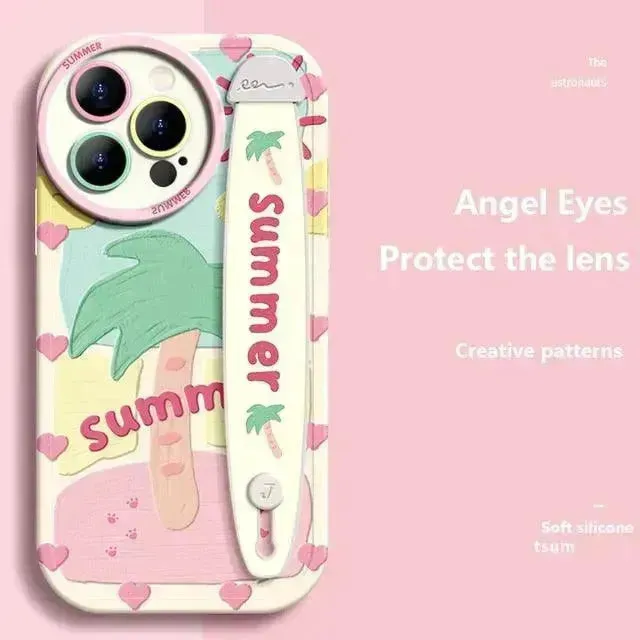 Summer Deluxe Wrist Band Bracket Case (For iPhone)