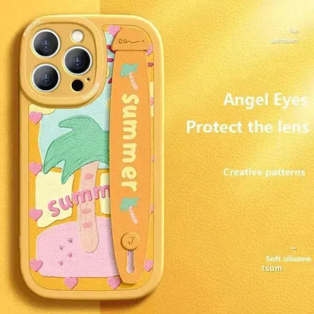 Summer Deluxe Wrist Band Bracket Case (For iPhone)