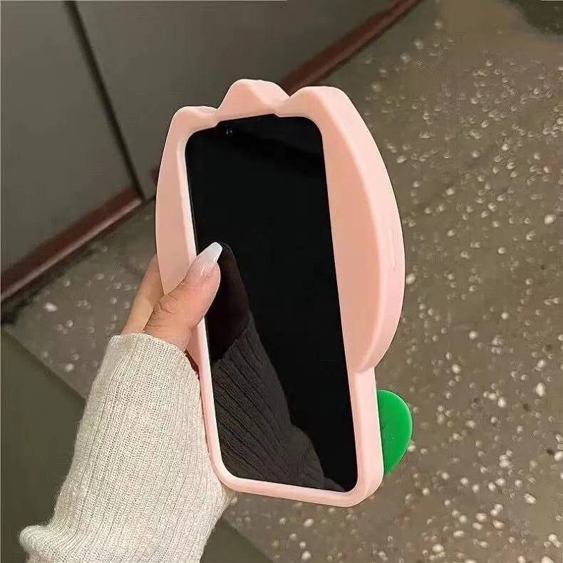 Sweet Kitty Flower Phone Case