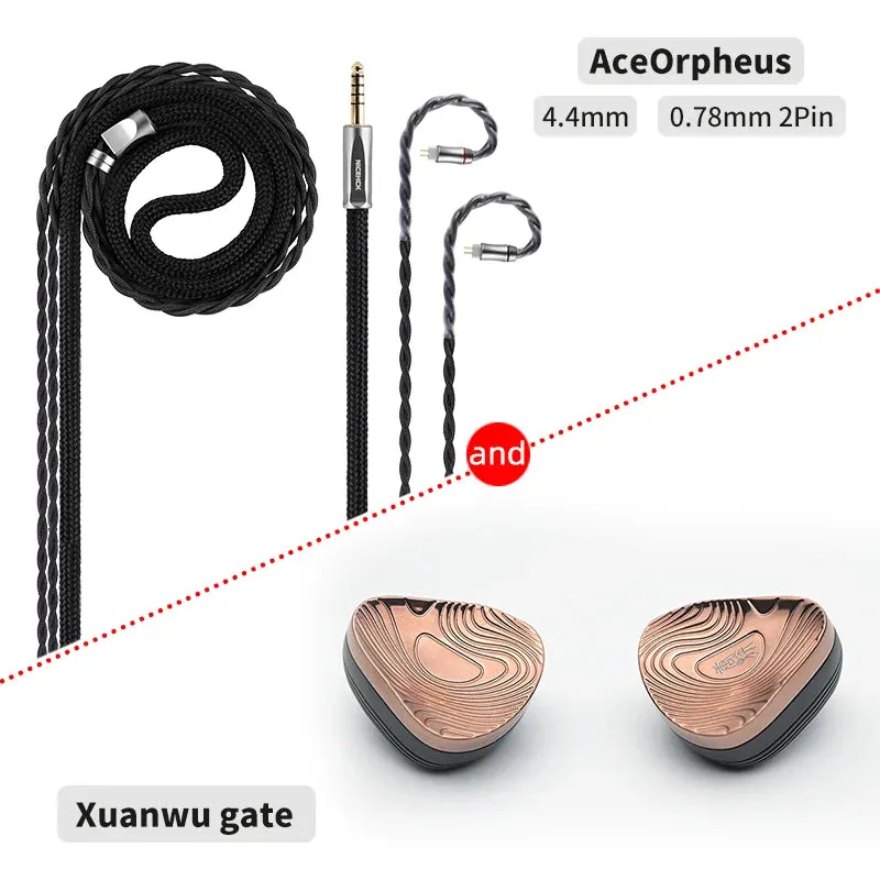 TANGZU Xuanwu Gate 1DD 4BA 2EST Multi Driver In Ear Monitor Wired HiFi IEM with AceOrpheus OurLaura WabiZone 1960saga Cable