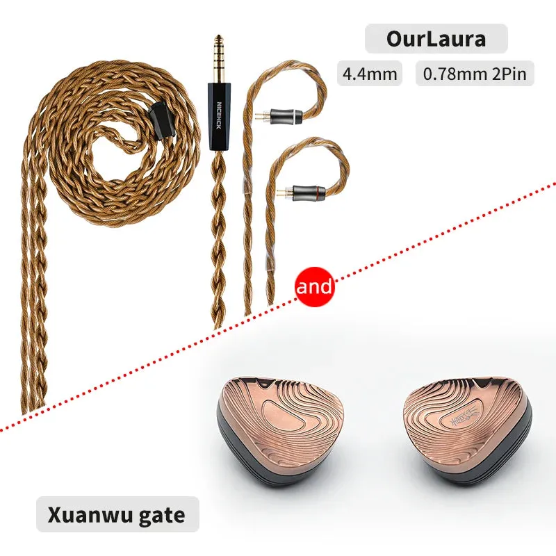 TANGZU Xuanwu Gate 1DD 4BA 2EST Multi Driver In Ear Monitor Wired HiFi IEM with AceOrpheus OurLaura WabiZone 1960saga Cable