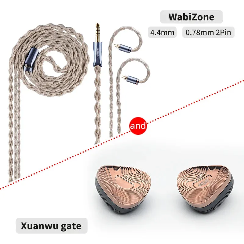 TANGZU Xuanwu Gate 1DD 4BA 2EST Multi Driver In Ear Monitor Wired HiFi IEM with AceOrpheus OurLaura WabiZone 1960saga Cable