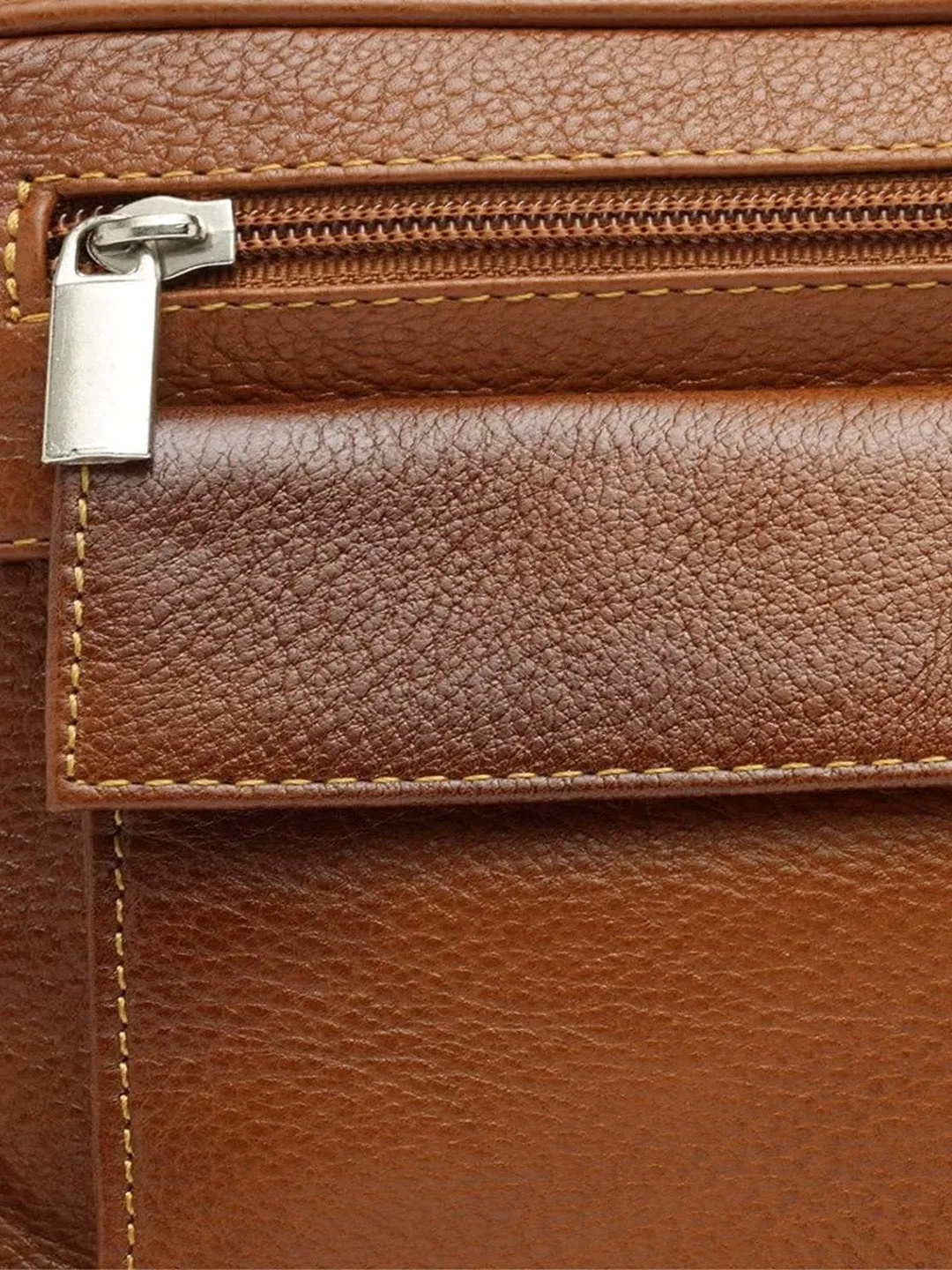Teakwood  Genuine Leather Toiletry Bag (Tan) - Clearance sale