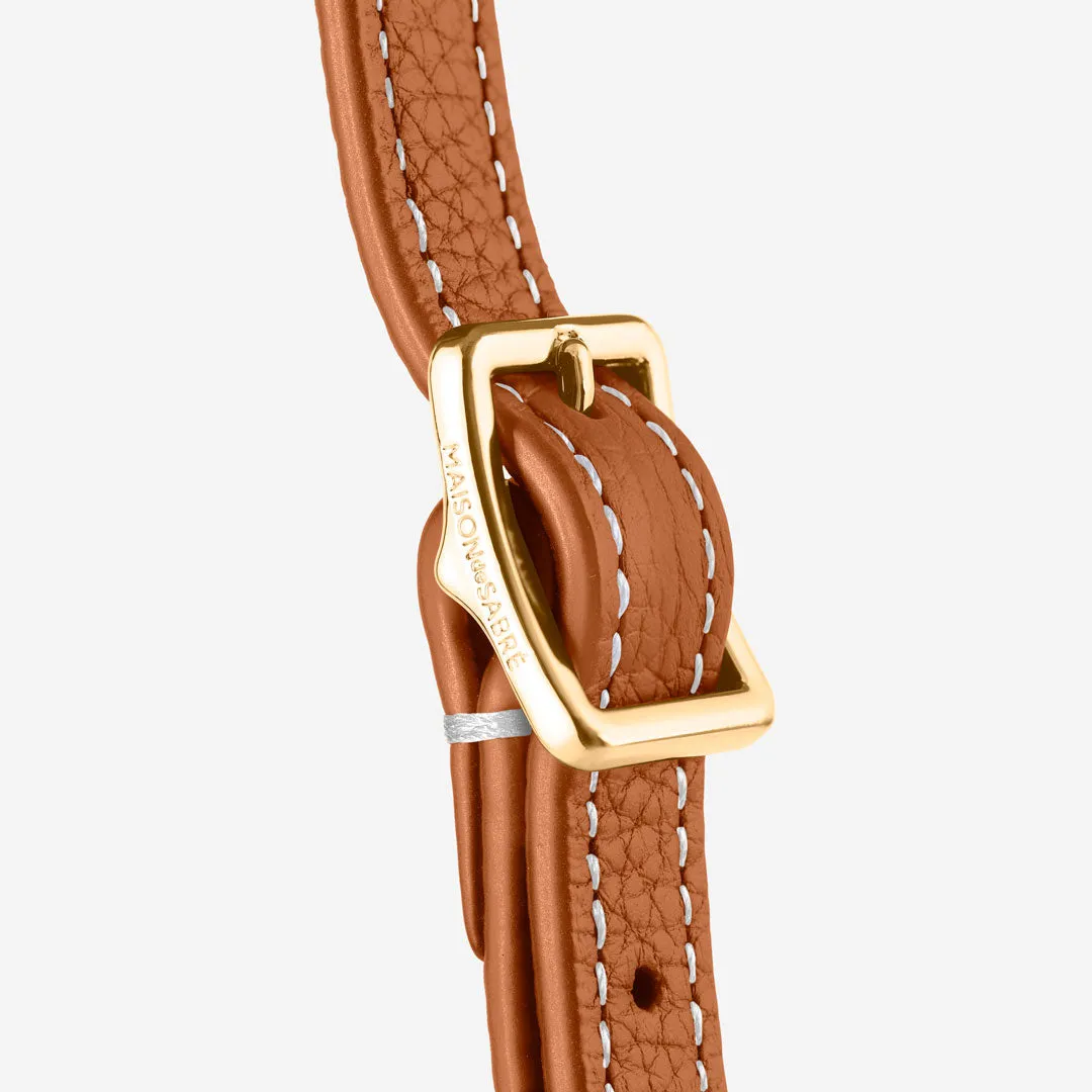 The Mini Flap Bag - Pecan Brown