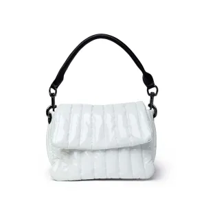 Think Royln Bar Bag in White Patent