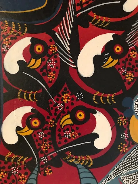 Tinga Tinga African Art handsigned by A. Hassini