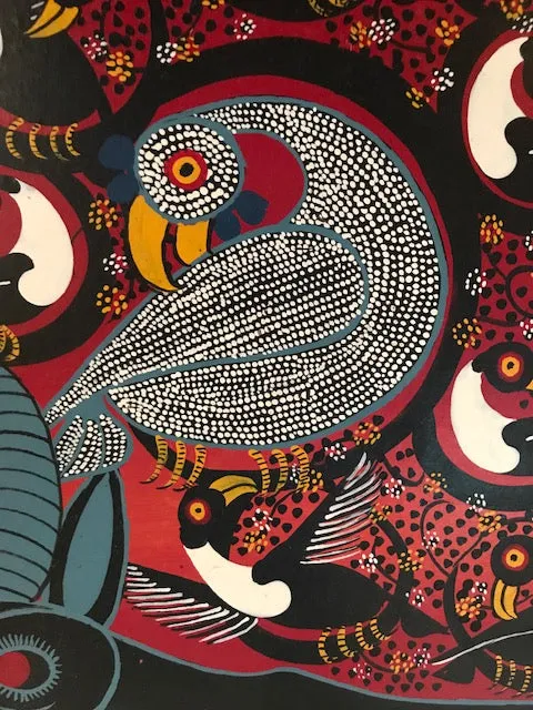 Tinga Tinga African Art handsigned by A. Hassini
