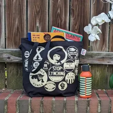Tote Bag - Power Button (Hunter Green)