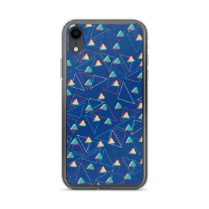 Triangular Candied Blue iPhone Case