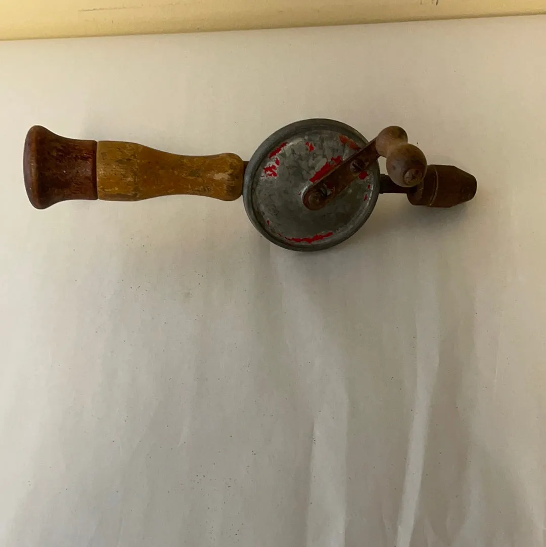 €U<a* Vintage Tools Hand Drill Auger Bit Brace Woodworking Carpentry Wood