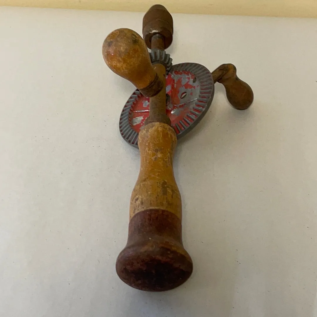 €U<a* Vintage Tools Hand Drill Auger Bit Brace Woodworking Carpentry Wood