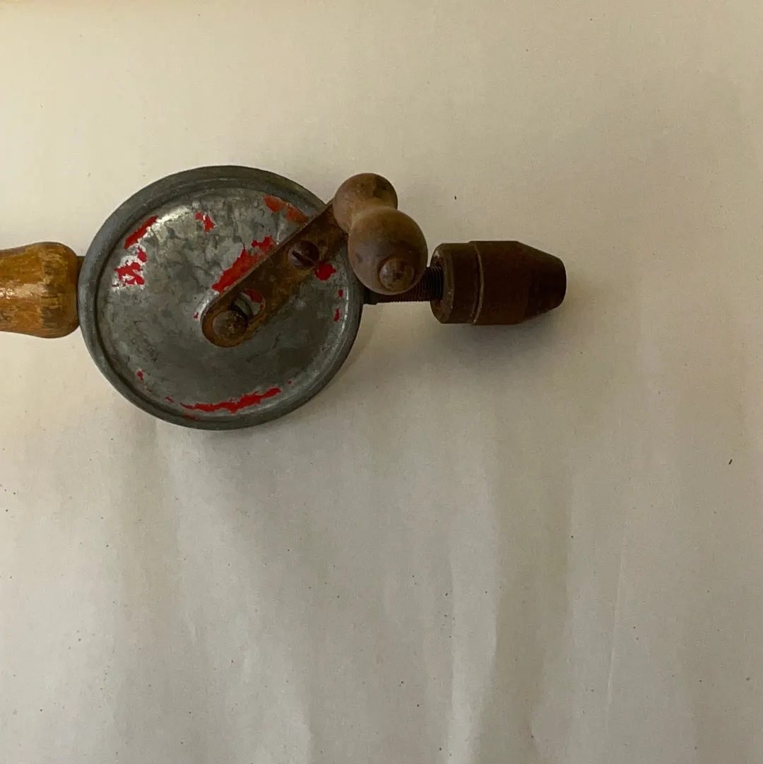 €U<a* Vintage Tools Hand Drill Auger Bit Brace Woodworking Carpentry Wood