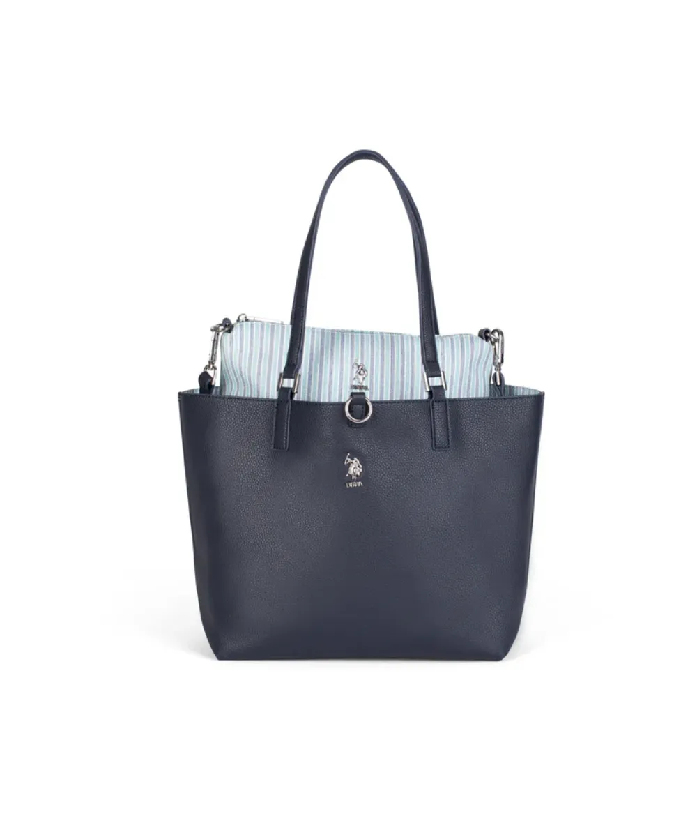 U.S. POLO ASSN. WOMEN ROGERSVILLE L SHOPPING PRINTED IN NAVY
