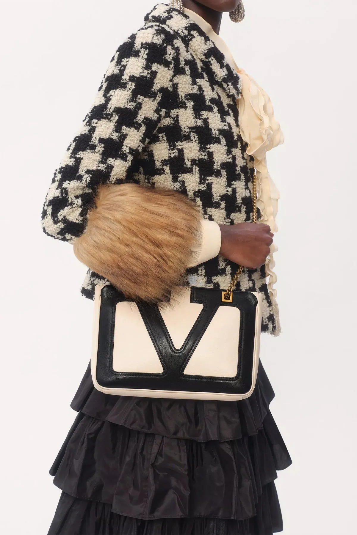 VALENTINO GARAVANI | VIVA SUPERSTAR SMALL NAPPA LEATHER SHOPPING BAG