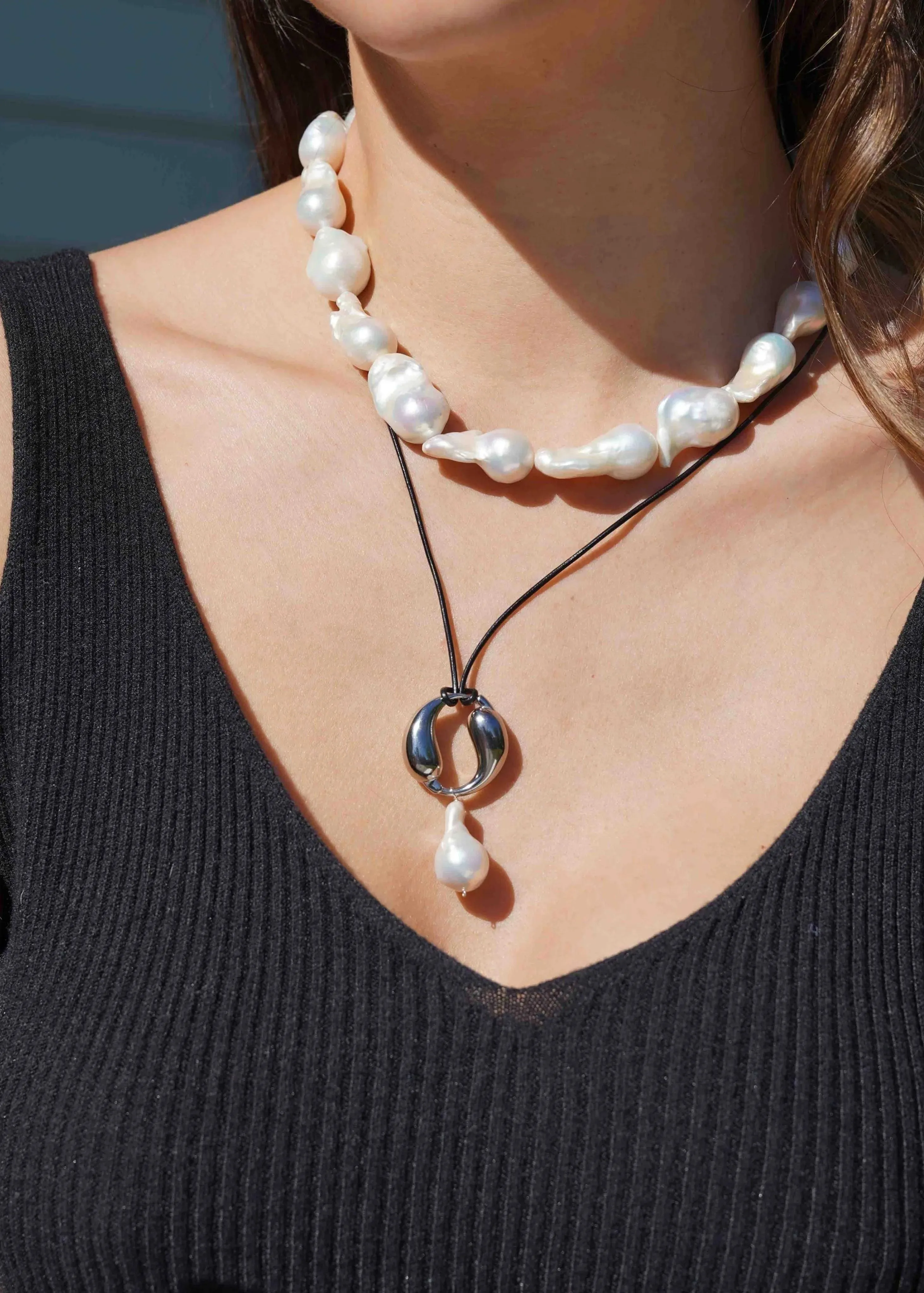 Vegan bold garoque necklace