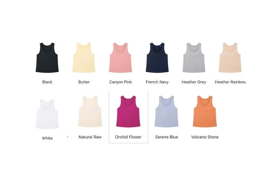 Vegan Minter Vest Tee | Multiple Colours