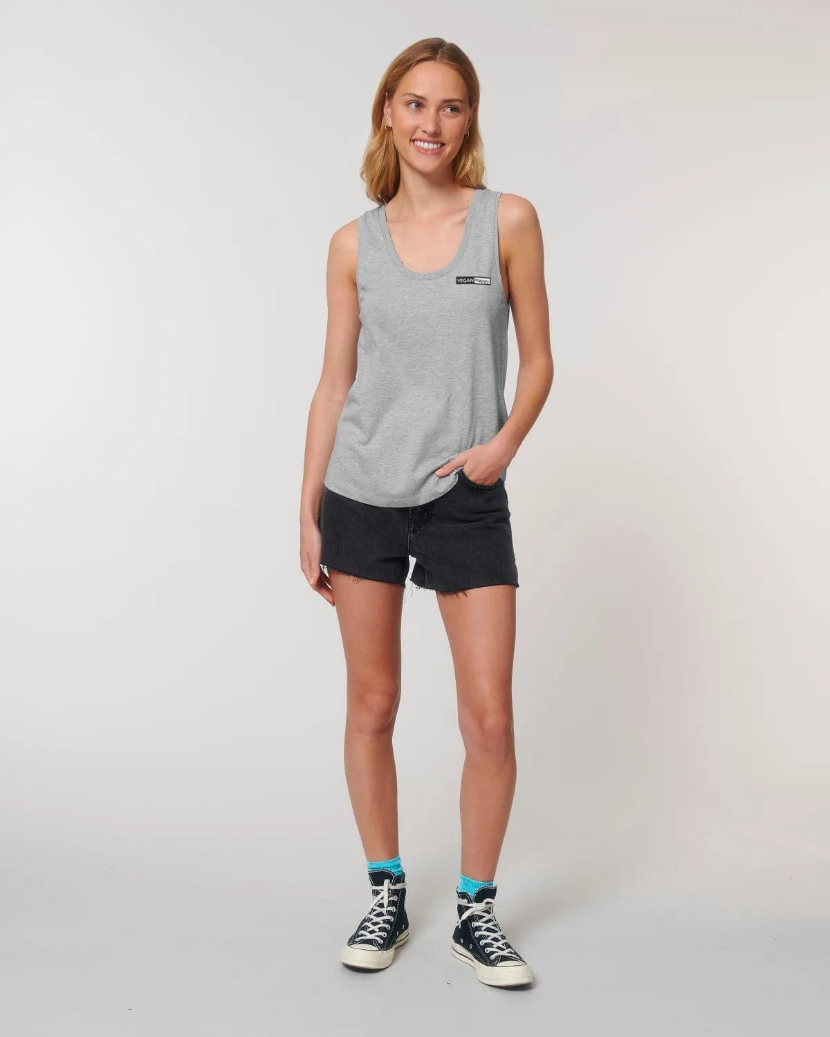 Vegan Minter Vest Tee | Multiple Colours