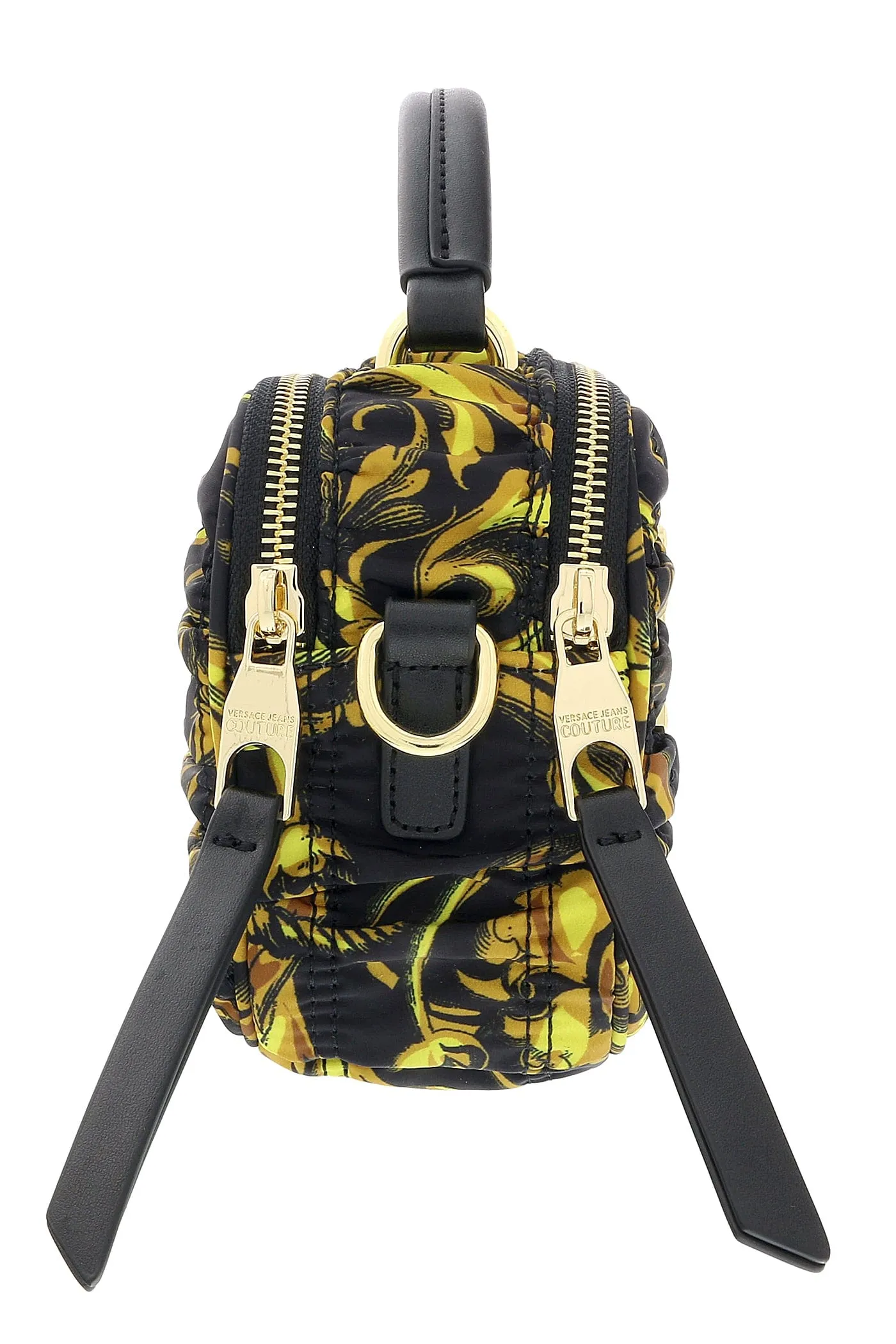 Versace Jeans Couture Black/Gold  Small  Nylon Shoulder Bag with Coin Purse