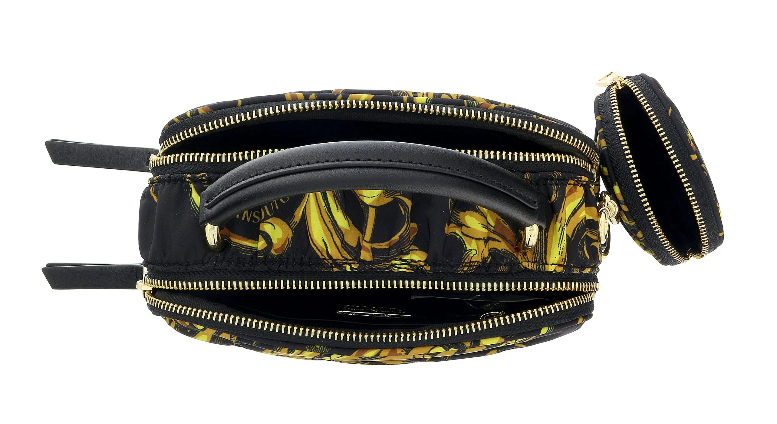 Versace Jeans Couture Black/Gold  Small  Nylon Shoulder Bag with Coin Purse