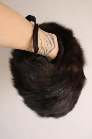 Vintage 1940s Fur Hand Muff