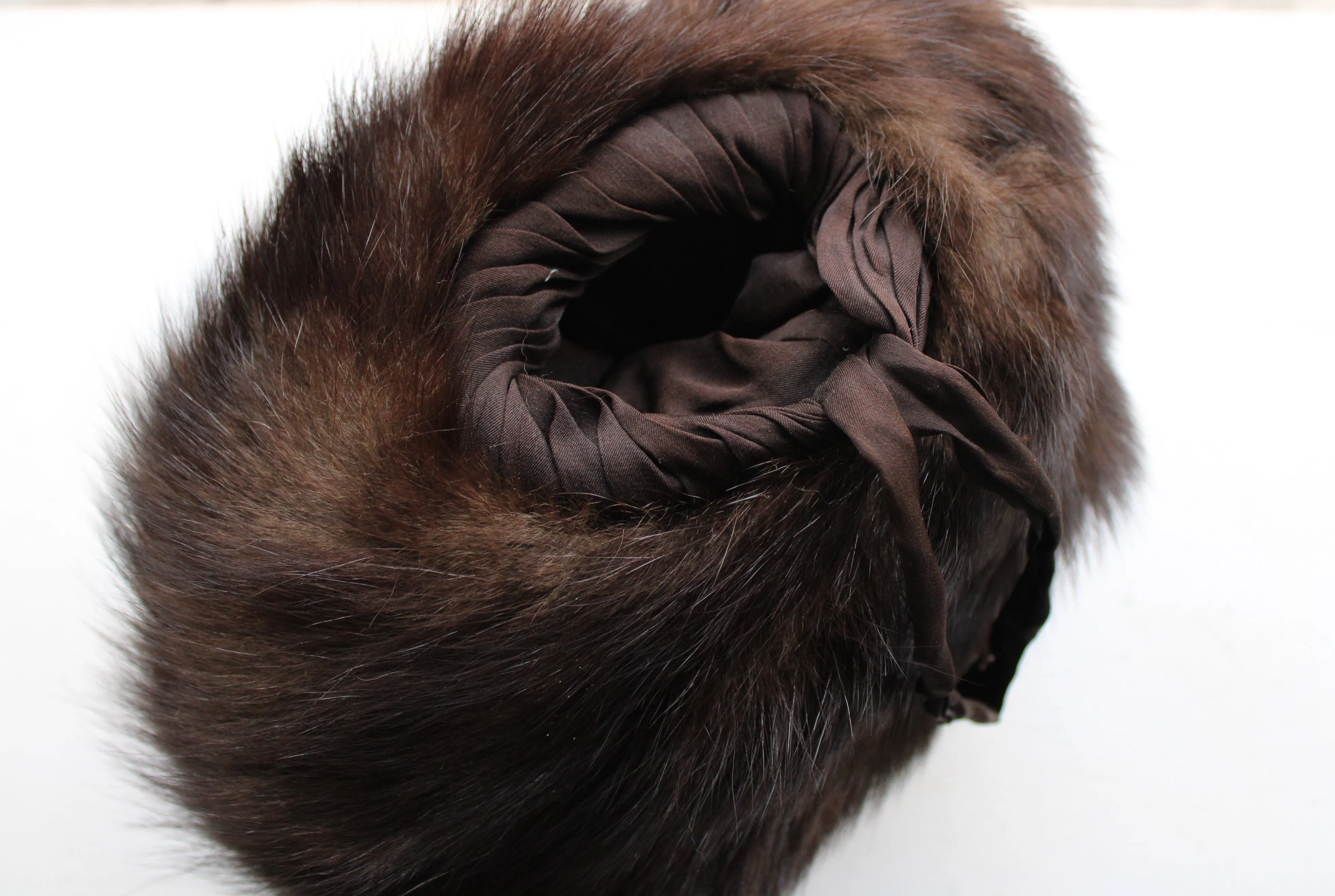 Vintage 1940s Fur Hand Muff