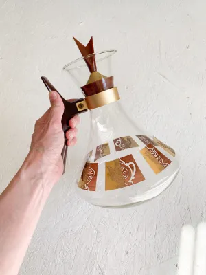 Vintage 1950's Glass Coffee Pot - Local Olympia Pickup Only