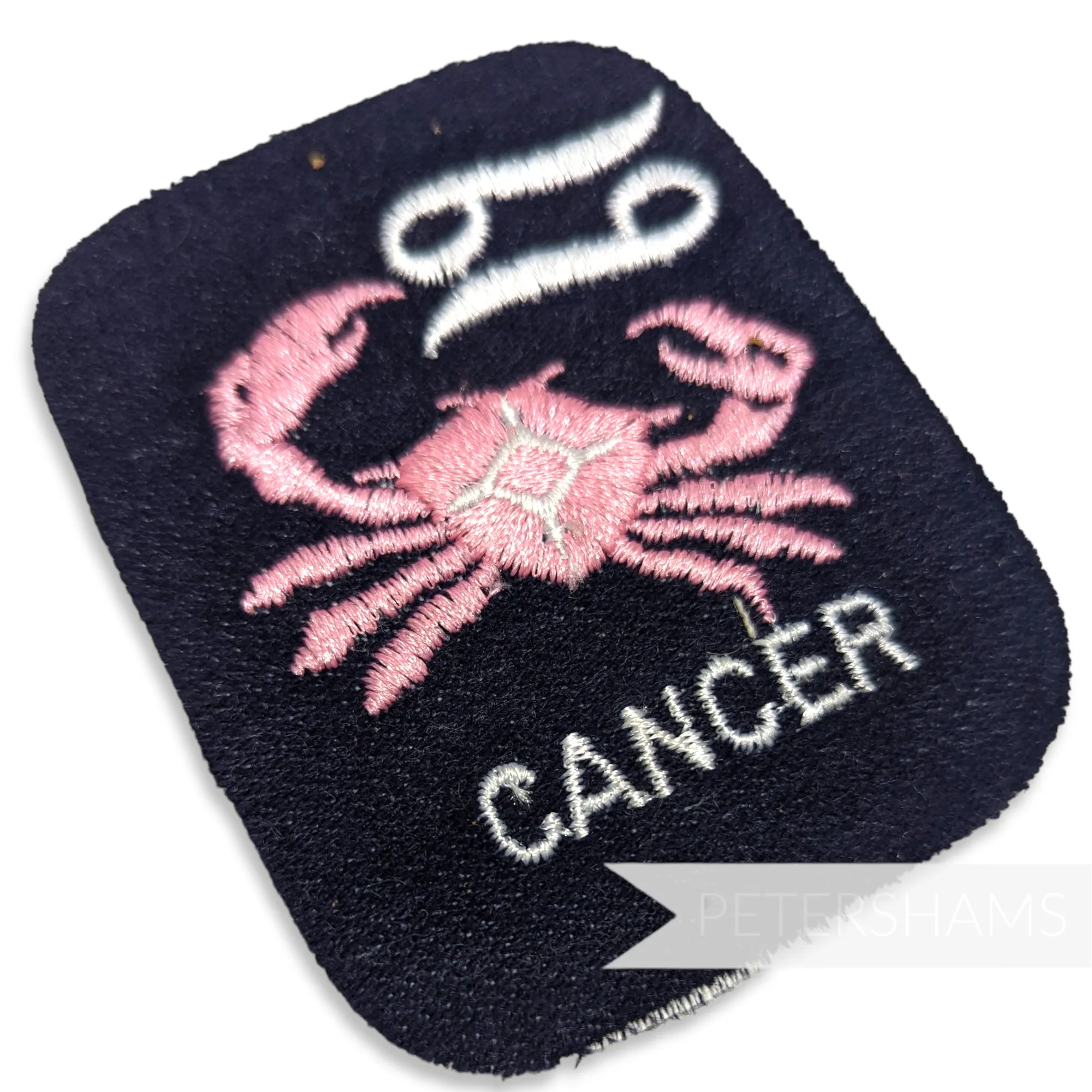 Vintage 1960s Denim Iron-On Zodiac Patches