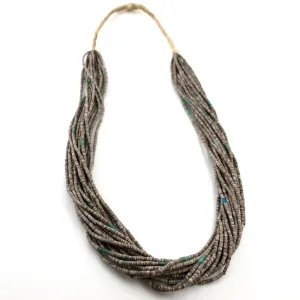 Vintage 32" Heishi With Turquoise