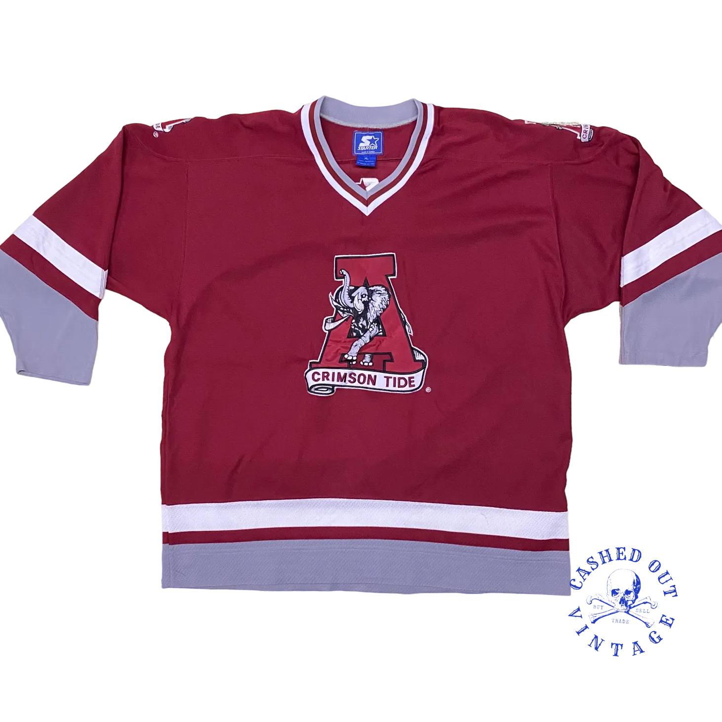 Vintage Alabama Crimson Tide STARTER Hockey Jersey Size: XL