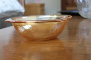 Vintage Carnival Glass Marigold Bowl
