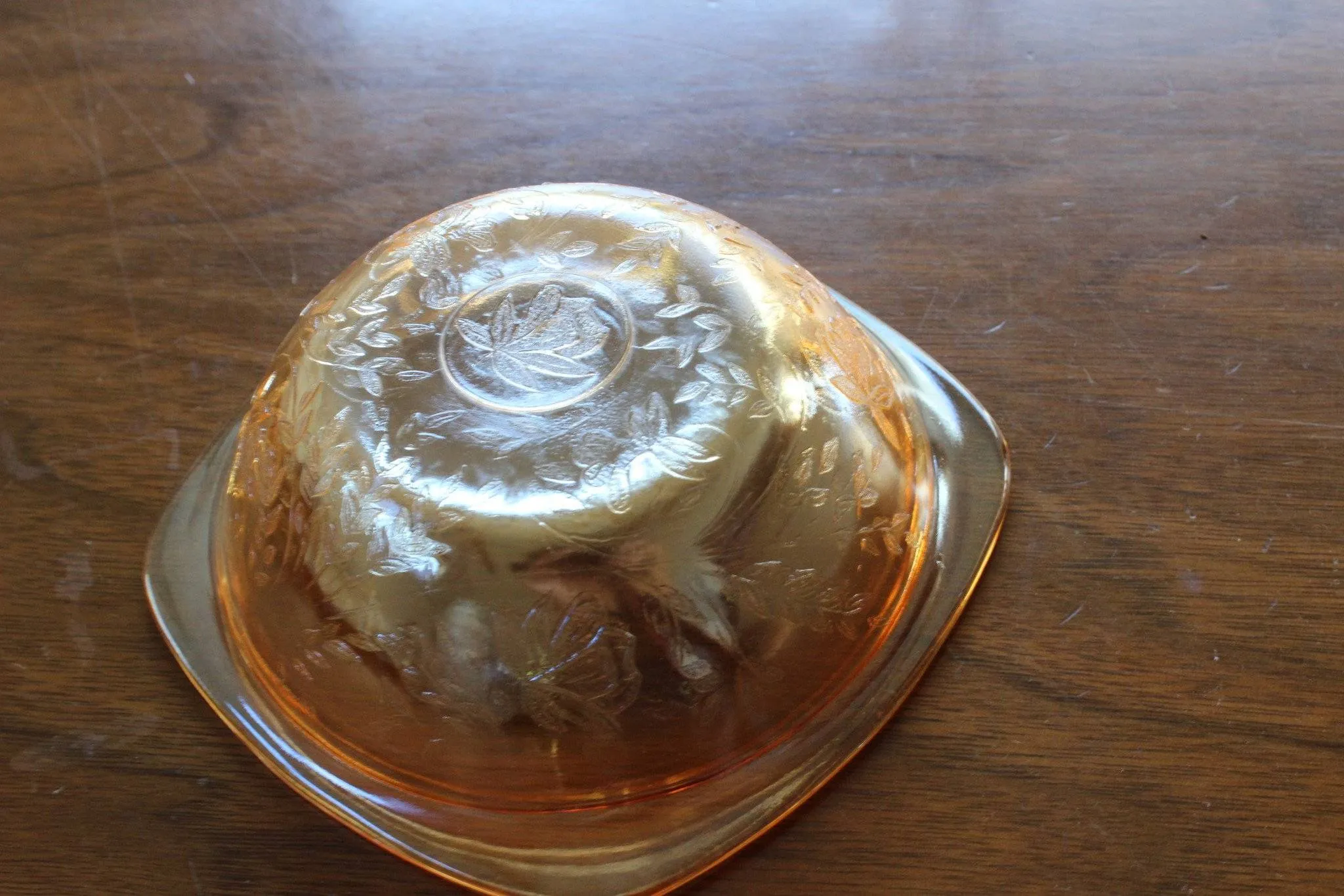 Vintage Carnival Glass Marigold Bowl