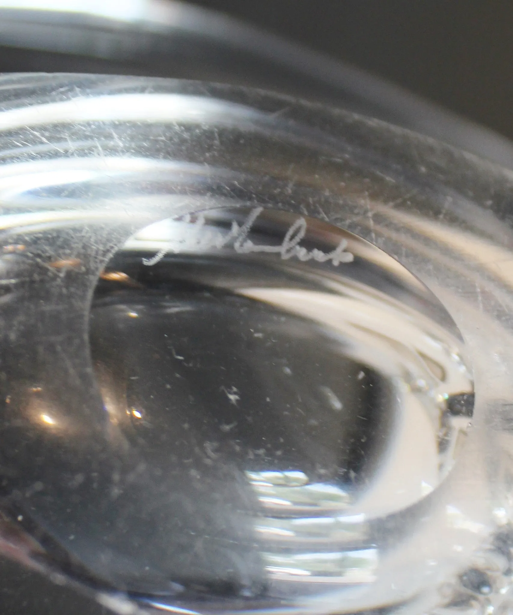 Vintage Crystal Dish