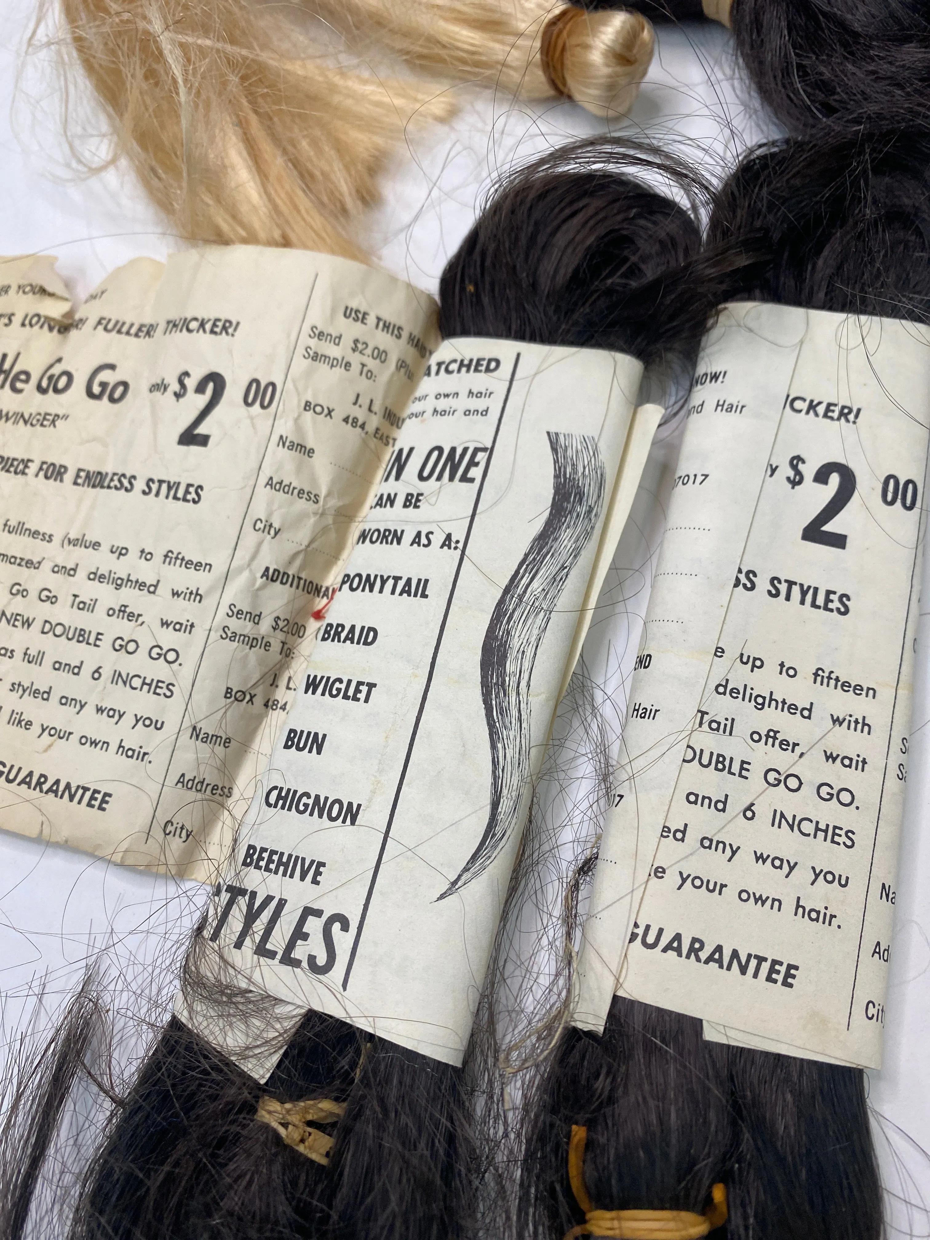 Vintage Doll Hair Bundle
