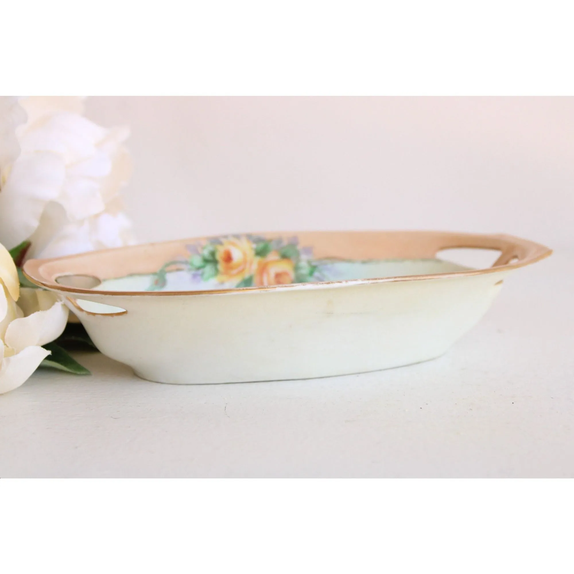 Vintage Early 1900s Arzberg Bavaria  Porcelain Trinket Dish