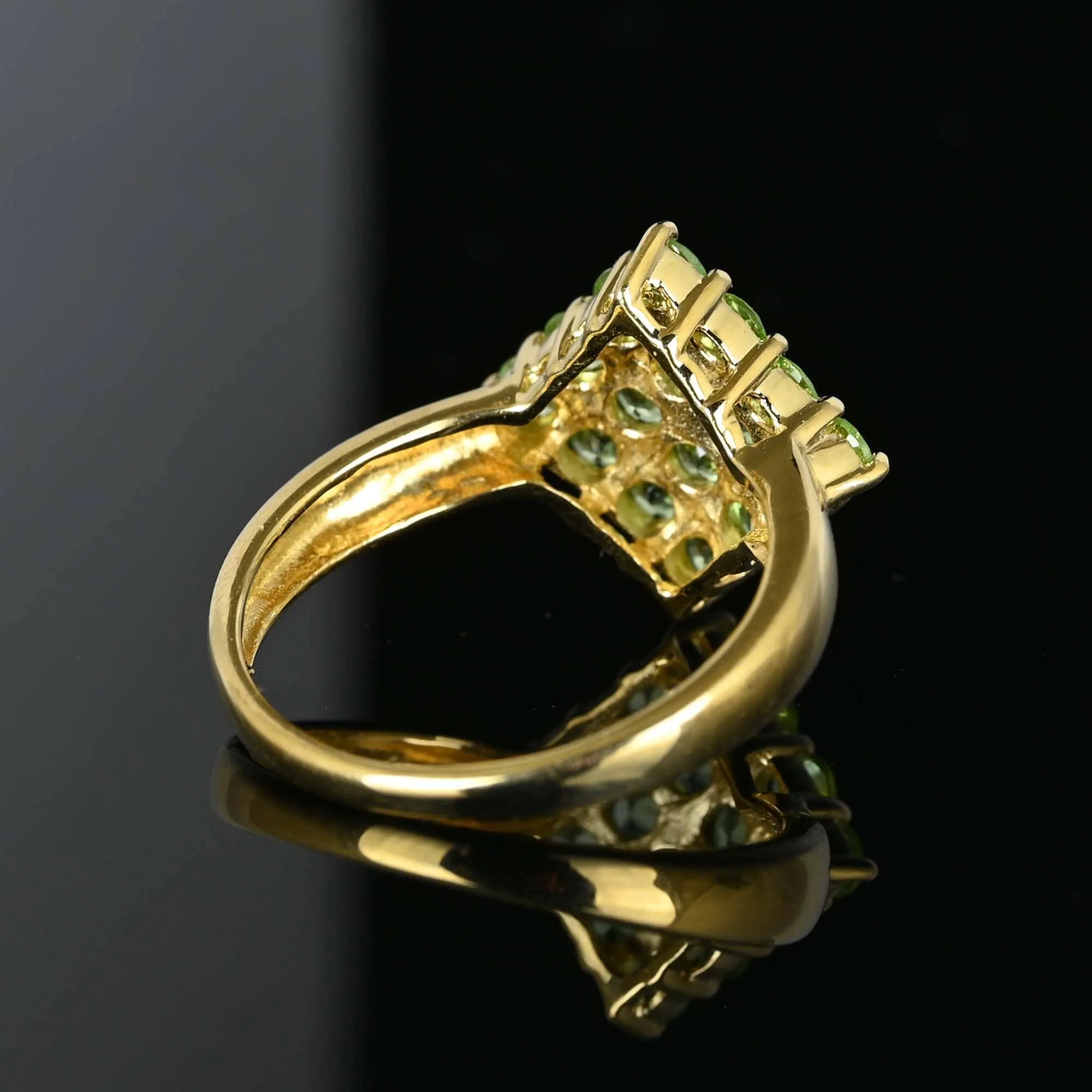 Vintage Gold Tsavorite Green Garnet Ring