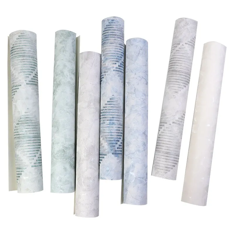 Vintage Green Geometric Lattice PVC Wallpaper Roll (5.3 ㎡)