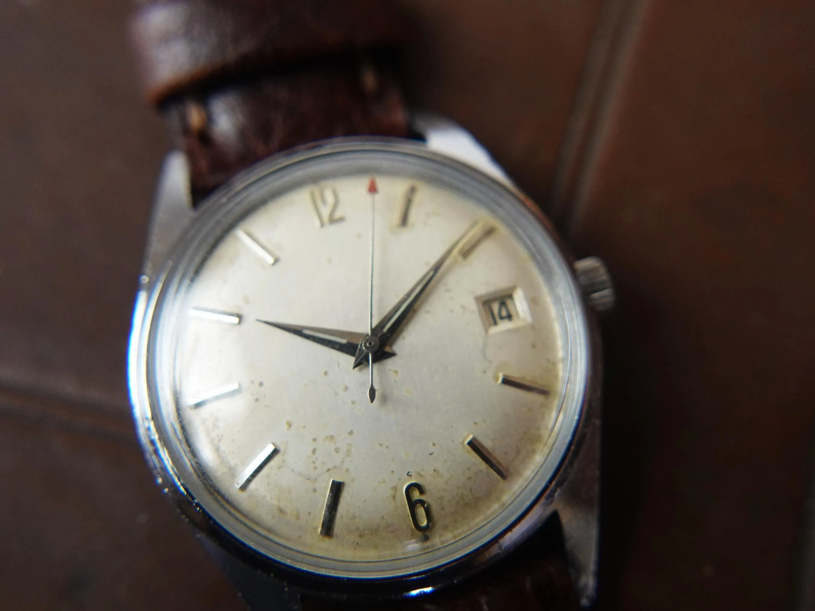 Vintage Lusina Antimagnetic 21 Jewel Mens Watch - Working